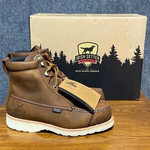 Red Wing Irish Setter 891 Wingshooter 7" Waterproof Hunting Boots Mens Size 9 EE
